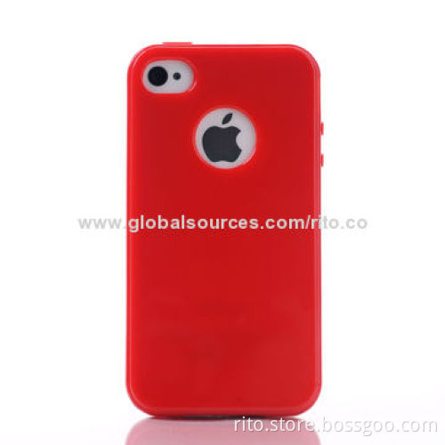 New Cell Phone Case for iPhone 4/4s, iPhone 5/5s with Logo Cutout